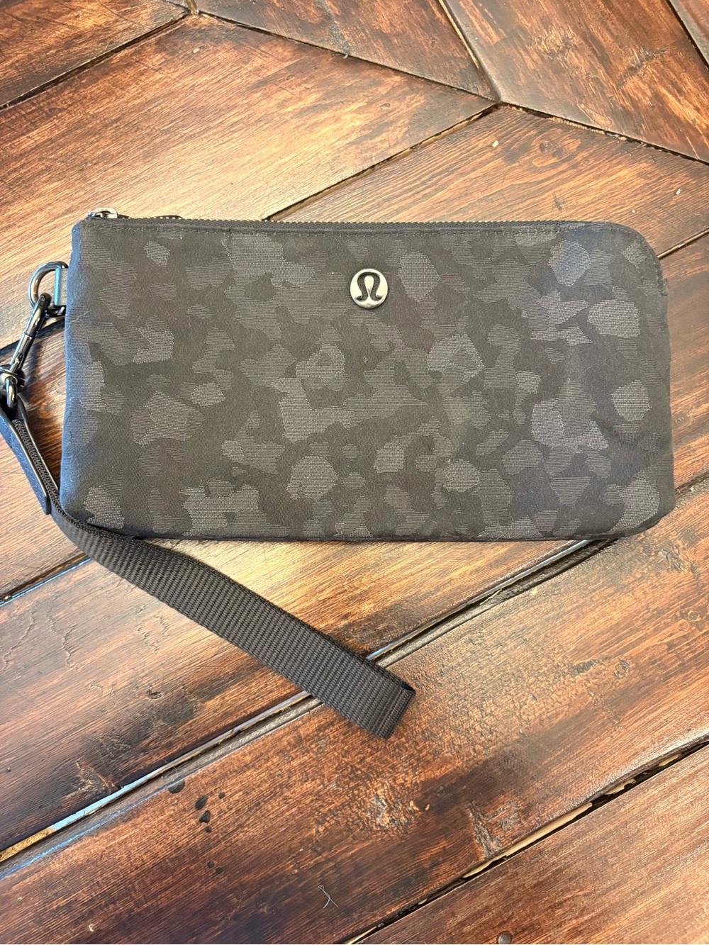 Lululemon Leopard Print Double Zip Wallet/Clutch